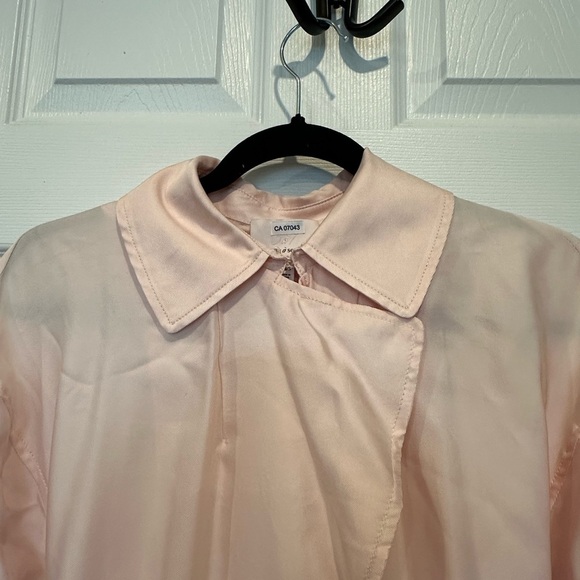 RARE Like New Designer CINQ à SEPT Blush Pink Women's Duster Aziza Jacket| XS/S - Picture 12 of 14